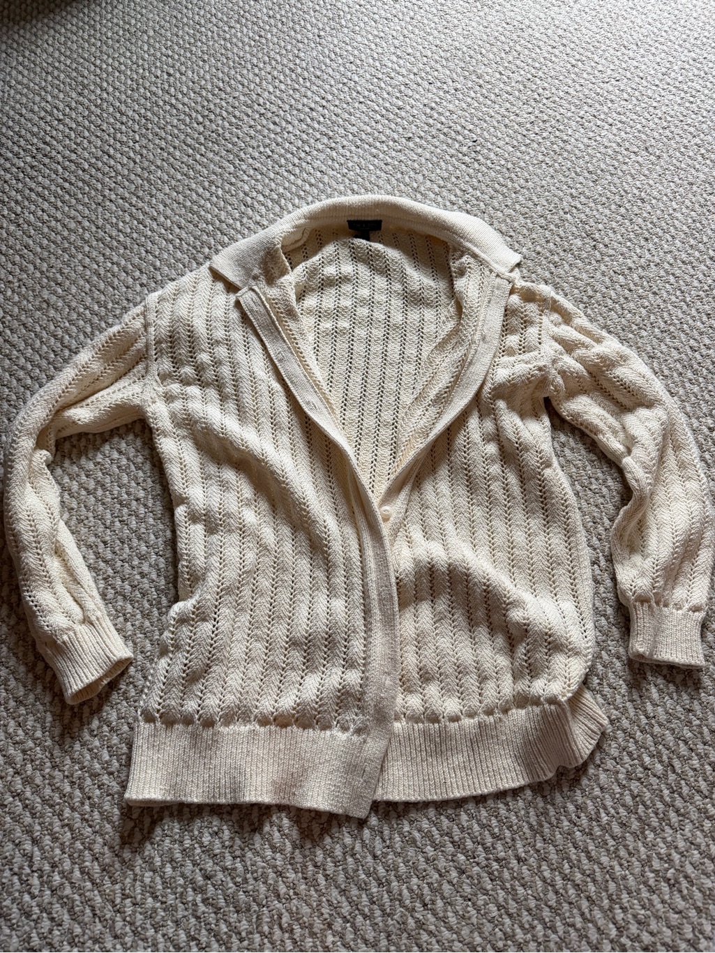 Rag & Bone *Like New* Open-Knit Button Cardigan Sweater